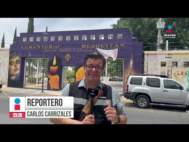 Panteones municipales se preparan para el 10 de mayo | Imagen Noticias GDL con Rey Suárez