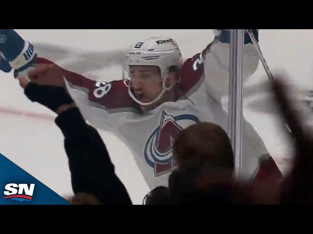 ⁣Miles Wood Springs Free To Win Game 1 For The Avalanche In Overtime