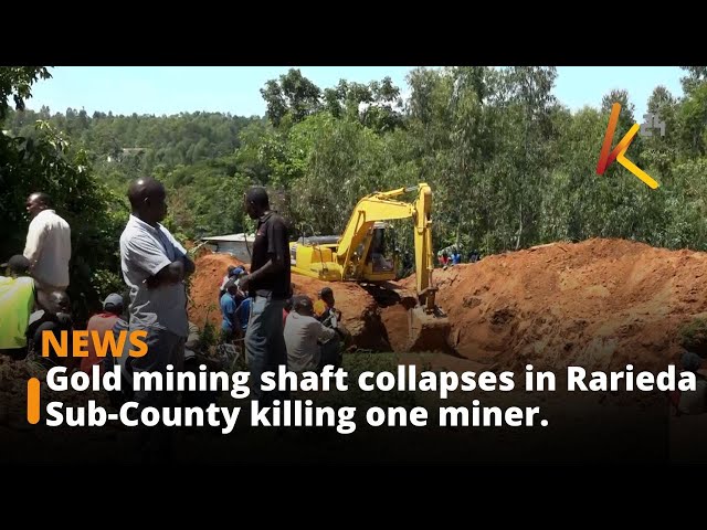 ⁣Gold mining shaft collapses in Rarieda Sub-County killing one miner.