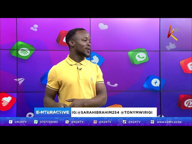 K24 TV LIVE| Enteractive with Sarah and Mwirigi