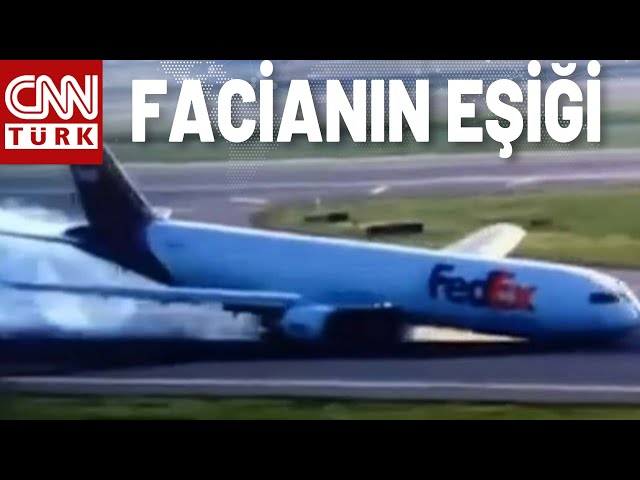 İstanbul Havalimanı'nda Faciaya Anında Müdahale Edildi! 2 Pilot Tahliye Edildi Ve Pist Kapatıld