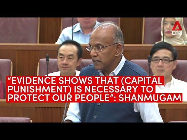 ⁣Strong support for death penalty reflected in polls of Singapore, neighbouring countries: Shanmugam