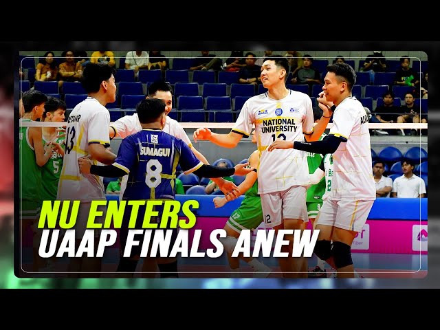 ⁣UAAP: NU clinches 9th straight finals appearance, ousts DLSU | ABS-CBN News