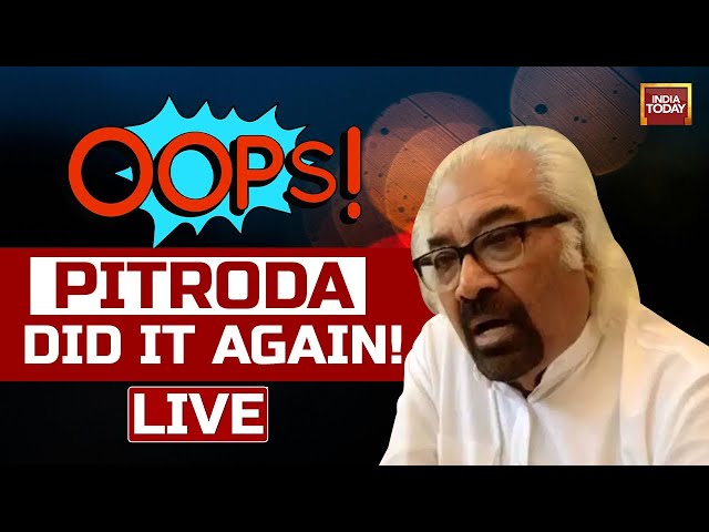 ⁣Live: Sam Pitroda's Racist Remarks Spark Uproar, Congress Calls It Unacceptable | Live News