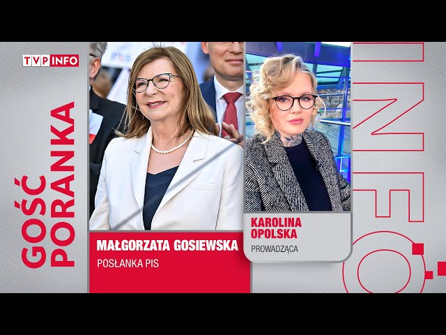 ⁣Małgorzata Gosiewska: Bruksela uderza w naszą suwerenność | GOŚĆ PORANKA