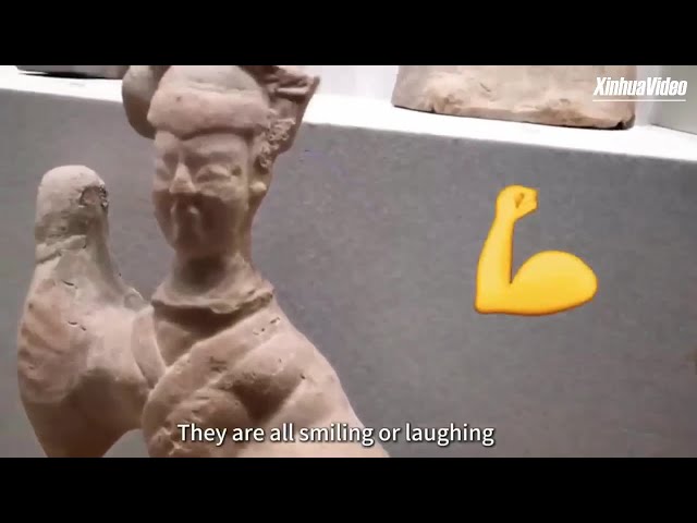 ⁣World Smiling Day: Smiling pottery figurines in Chongqing museum