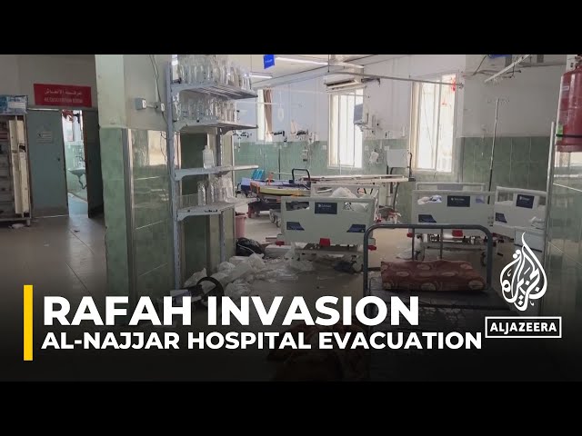 ⁣Al-Najjar Hospital evacuation: Hospital shuts amid Israeli strike fears
