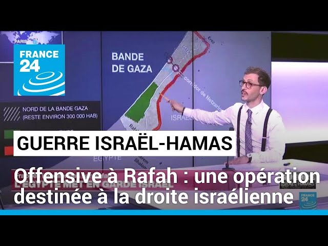 ⁣Prise de contrôle du point de passage de Rafah : une opération destinée à la droite israélienne