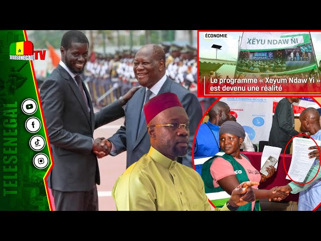 ⁣[LIVE] Diomaye et Ouattara Unis pour vaincre le terrorisme, audit des projets Xeyu daw yi...
