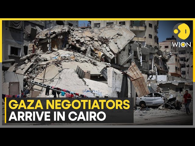 ⁣Israel-Hamas War: Hamas, Israeli negotiators arrive in Cairo for Gaza ceasefire talks | WION News