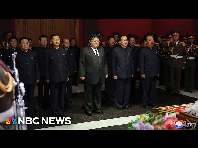 ⁣Kim Jong Un honors North Korean propaganda chief who died at 94