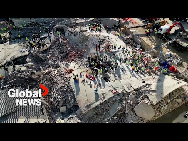 ⁣South Africa building collapse kills at least 7 as rescuers uncover survivors from rubble