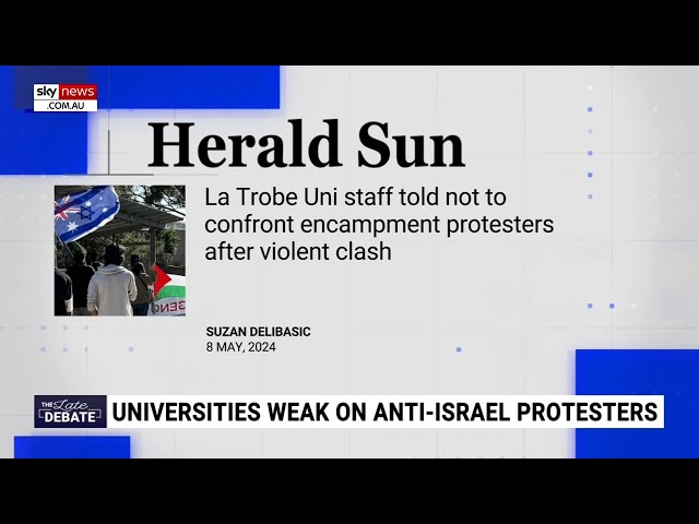 ⁣Pro-Palestine protesters ‘once again get green light’ to disrupt classes