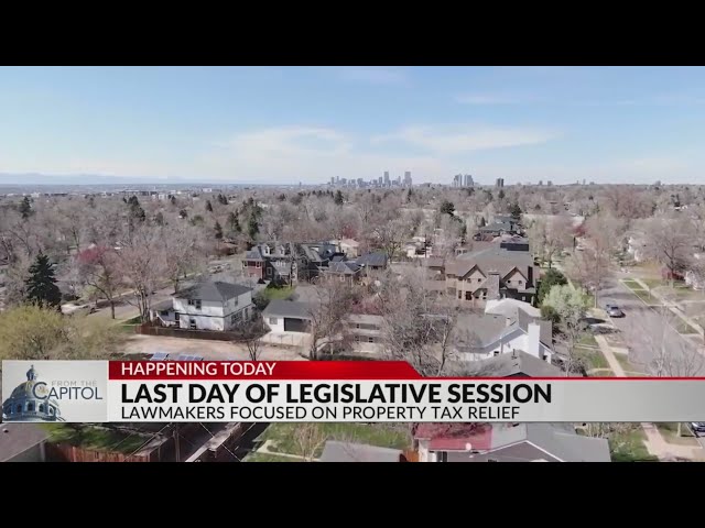 ⁣Lawmakers to focus on property taxes on last day of legislature