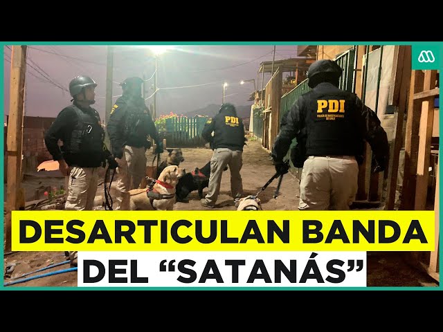 ⁣Desarticulan banda criminal liderada por el "Satanás" en Antofagasta