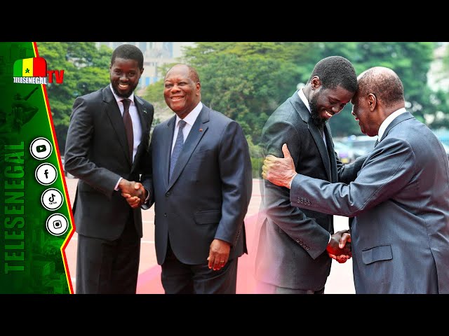 ⁣Diomaye chez Ouattarra loumay rafétlou wanté réw Afrique yi dénio wara nék bén say nguir diakarlo ak