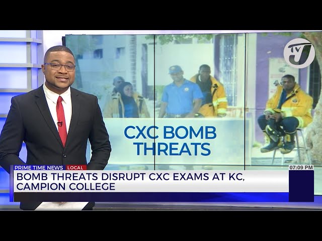 ⁣Bomb Threats Disrupt CXC Exams at KC & Campion College | TVJ News