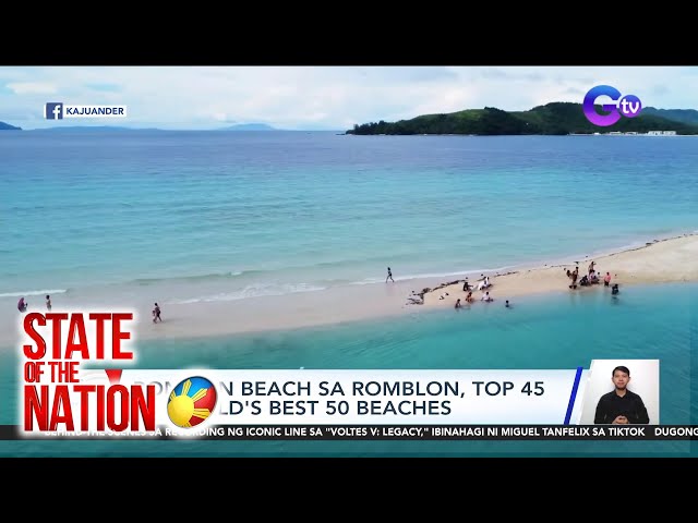 ⁣Entalula beach sa Palawan, top 4 sa World's Best 50 Beaches | SONA