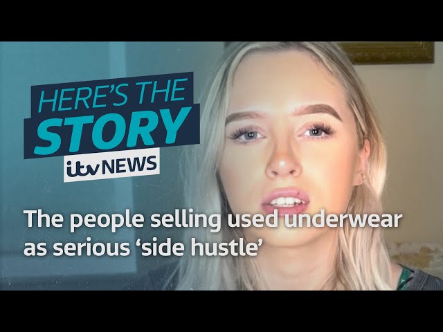⁣Meet the content creators selling their underwear to make money | ITV News