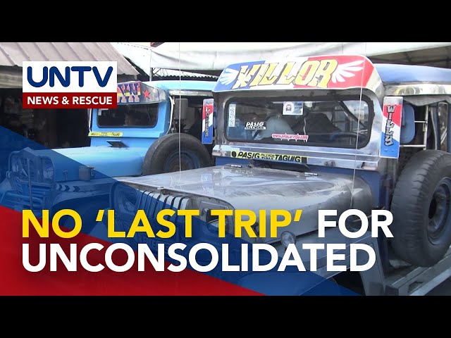⁣Unconsolidated jeepneys to ply routes amid looming apprehension
