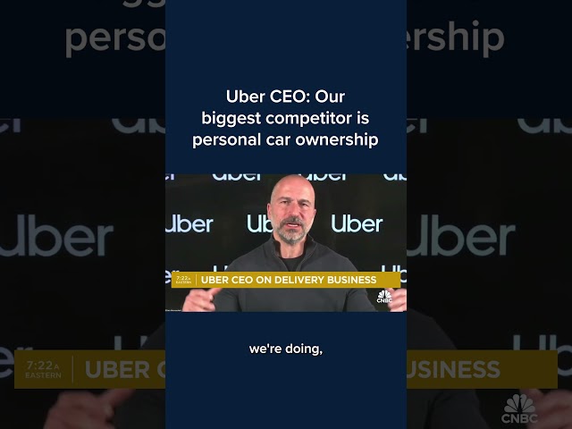 ⁣Uber CEO: Our biggest competitor is personal car ownership