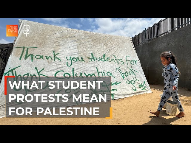 ⁣With no universities left in Gaza, student protests bring hope | The Take
