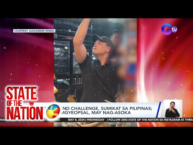 ⁣Asoka trend challenge, sumikat sa Pilipinas; pati sa samgyeopsal, may nag-Asoka | SONA