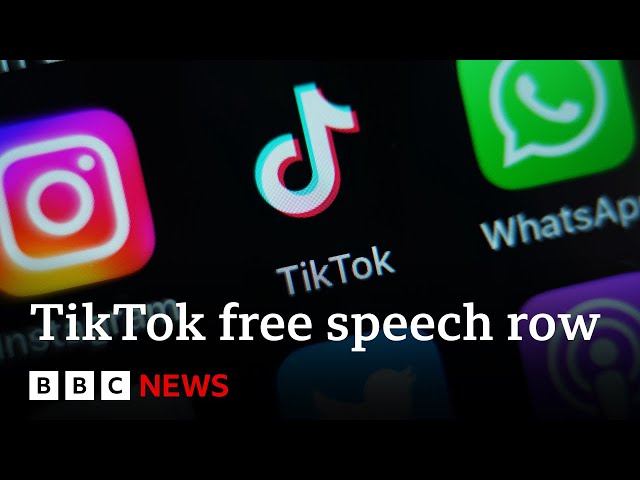 ⁣TikTok files free speech lawsuit in the US | BBC News
