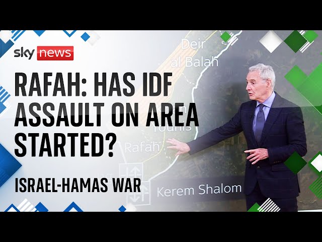 ⁣Rafah: Has Israeli military action to seize the district in Gaza already begun?