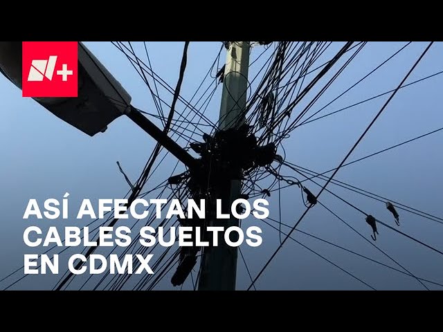 ⁣Lalo Salazar recorre calles de CDMX para conocer cómo afectan los cables sueltos - Despierta