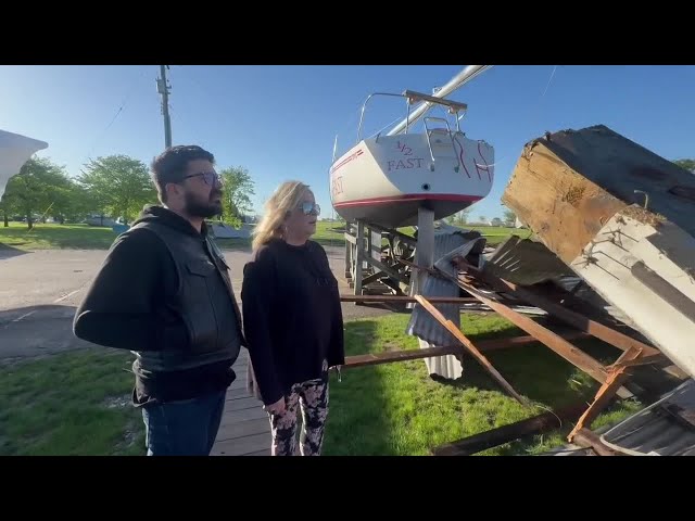 ⁣'It's just a shame.' Community reacts to damage in Harrison Township marina after sev