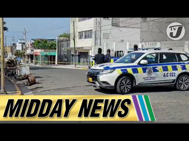 ⁣4 Men Shot & Killed in Downtown Kingston | No Need to Panic About Covid 19 Vaccine #tvjmiddaynew