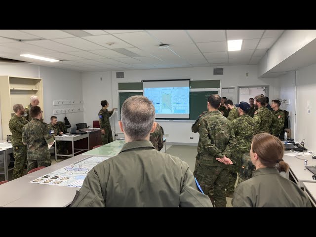 ⁣Des militaires d'une dizaine de pays à l'entraînement à Valcartier