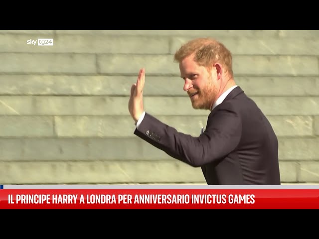 ⁣Il principe Harry celebra anniversario degli Invictus Games