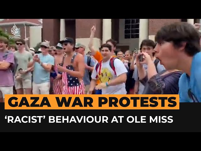 ⁣White House condemns ‘racist’ taunting of Black protester in Mississippi | Al Jazeera Newsfeed