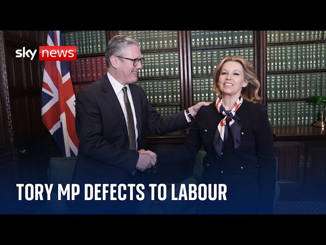 ⁣Natalie Elphicke becomes second Tory MP in 11 days to defect to Labour Party