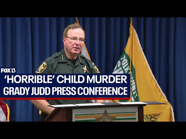 ⁣Grady Judd press conference on 4-year-old killed