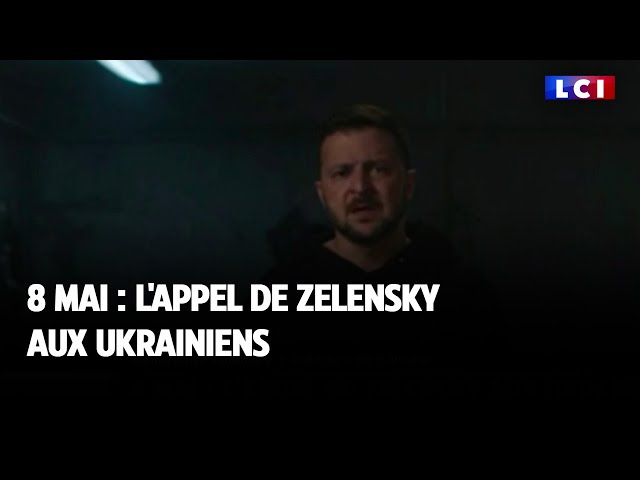 ⁣8 mai : l'appel de Zelensky aux Ukrainiens