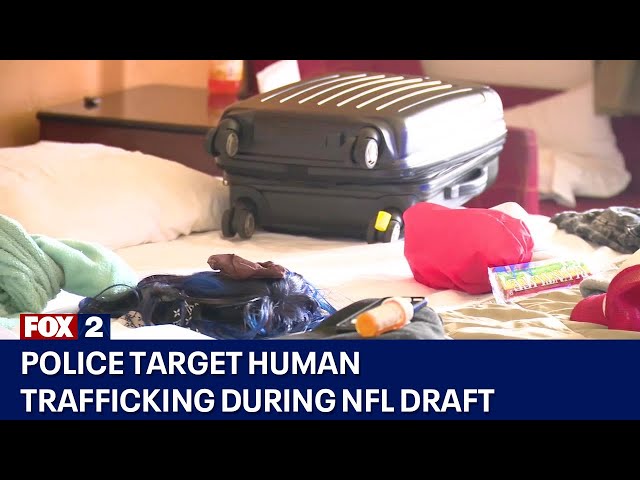 ⁣Behind-the-scenes of human trafficking busts during NFL Draft in Detroit