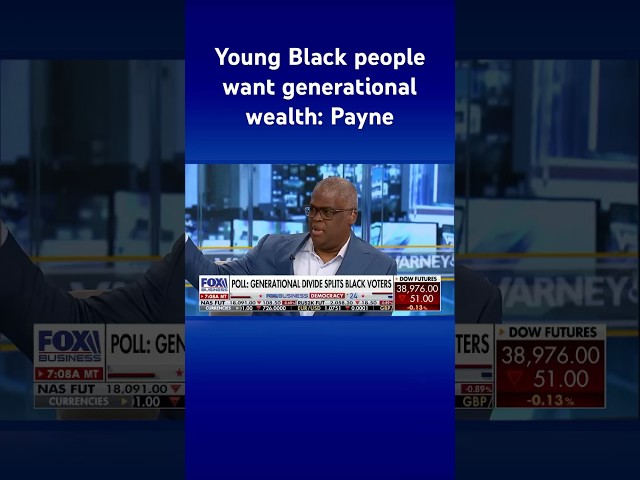 ⁣Charles Payne makes case for young Black men voting for Trump #shorts