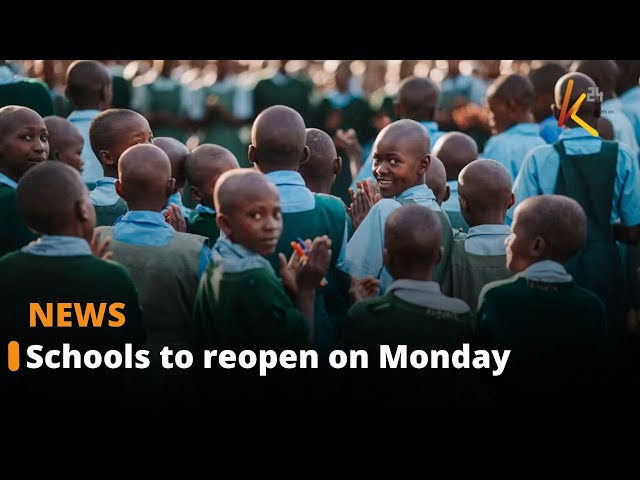 Schools to reopen on Monday