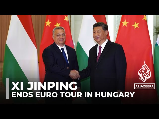 ⁣Chinese president in Hungary: Xi Jinping ends European tour in Hungary