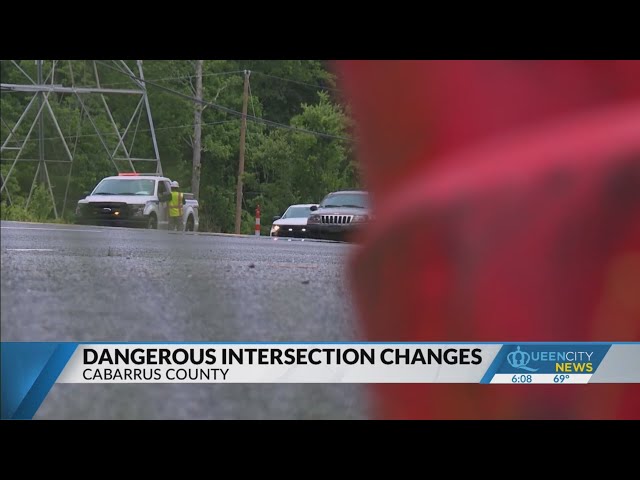 ⁣Changes coming to deadly Cabarrus County intersection