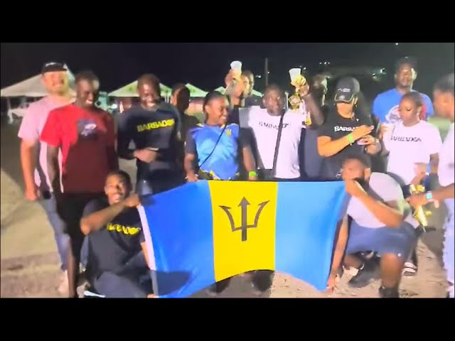 ⁣Barbados drag team 2nd overall in SVG