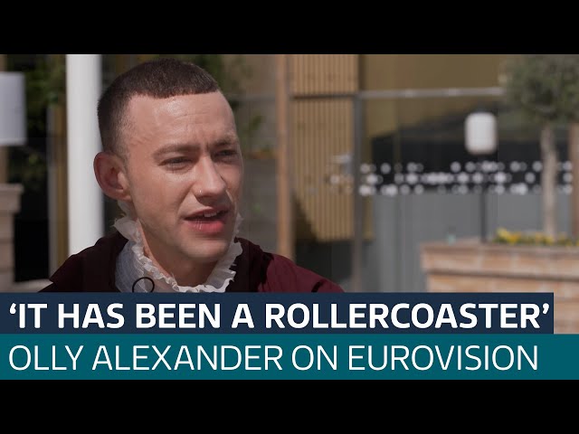 ⁣Olly Alexander says Eurovision experience so far has been a 'rollercoaster'| ITV News