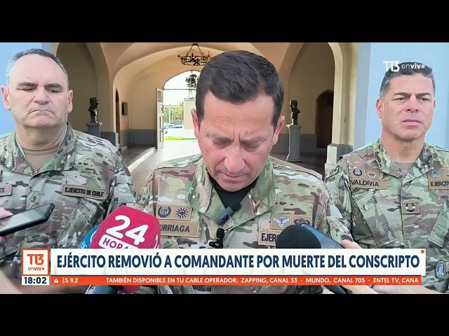 ⁣General Iturriaga reconoce que información del Ejército por muerte de conscripto no tuvo “precisión”