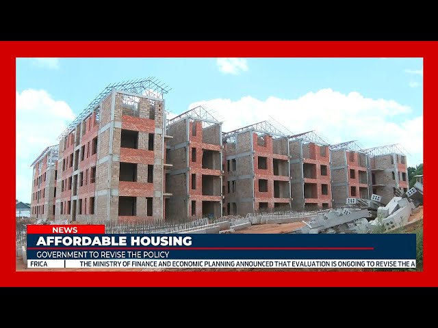 ⁣The Rwandan government is considering revising its policy on affordable housing