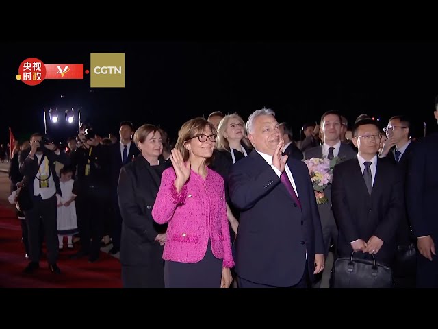 ⁣Xi Jinping receives warm welcome in Budapest