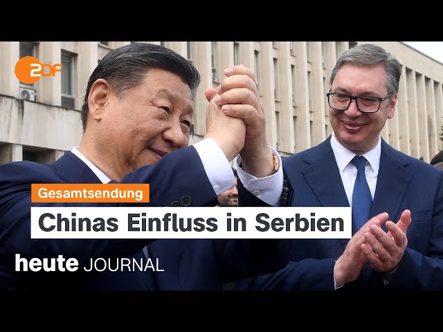 ⁣heute journal vom 08.05.2024 Xi Jinping zu Gast in Belgrad, von der Leyen auf CDU-Parteitag