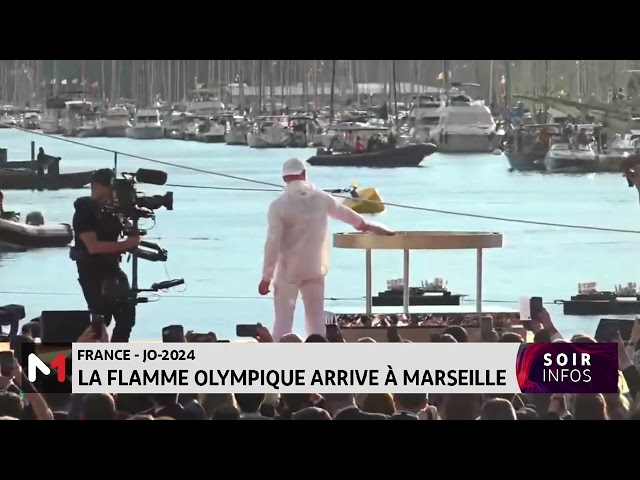 ⁣JO 2024: la flamme olympique arrive en France